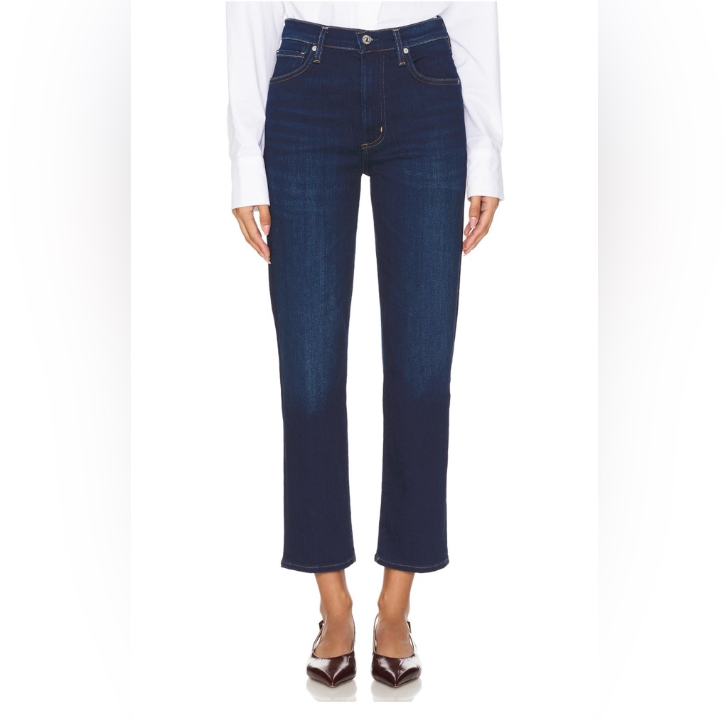 Citizens Of Humanity Caia High Rise Straight Jeans In Lotus Size 25